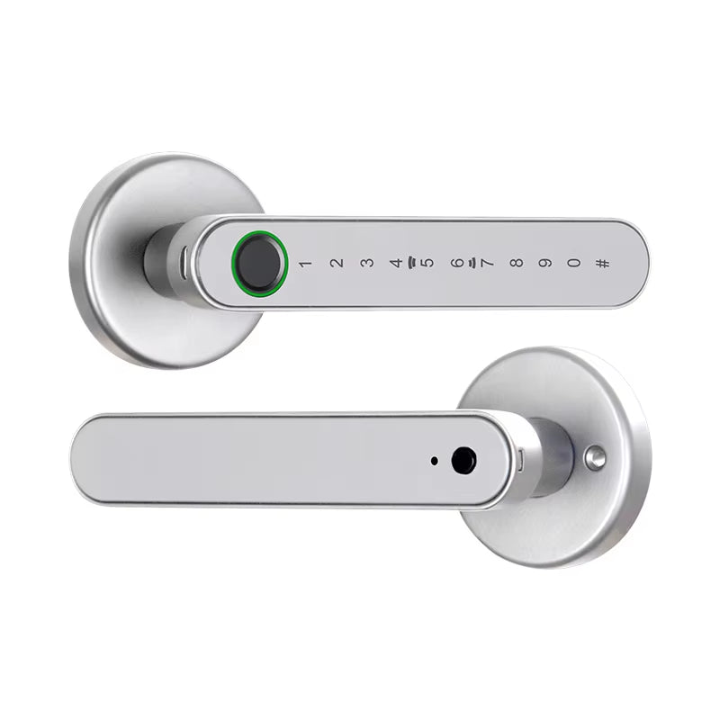Fingerprint Door Lock Tuya Smart /Smart Life Electronic Door Lock with Fingerprint/Password/Key/Tuya App/Card Unlock